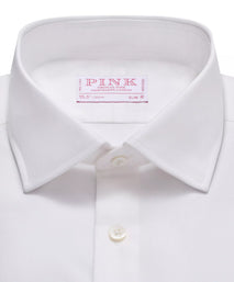 White Slim Fit Royal Oxford Formal Shirt