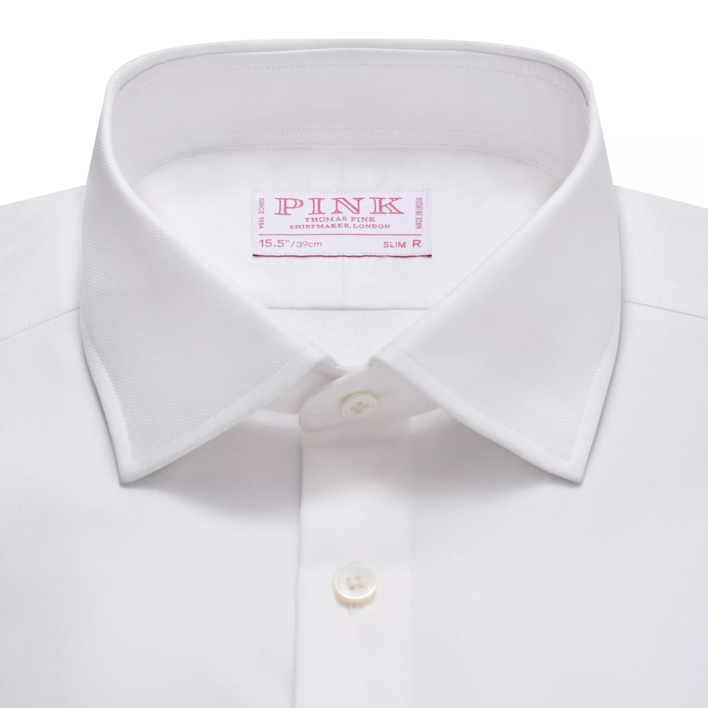White Slim Fit Royal Oxford Formal Shirt