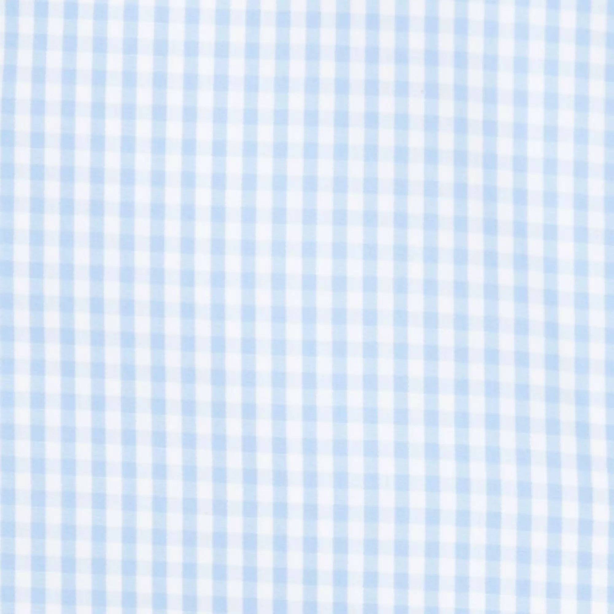 Pale Blue & White Classic Fit Gingham Formal Shirt